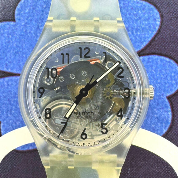Swatch watch Transparent OLYMPIC VENUE ATLANTA GK209SL 1996 Olympic Specials NOS - Picture 1 of 5